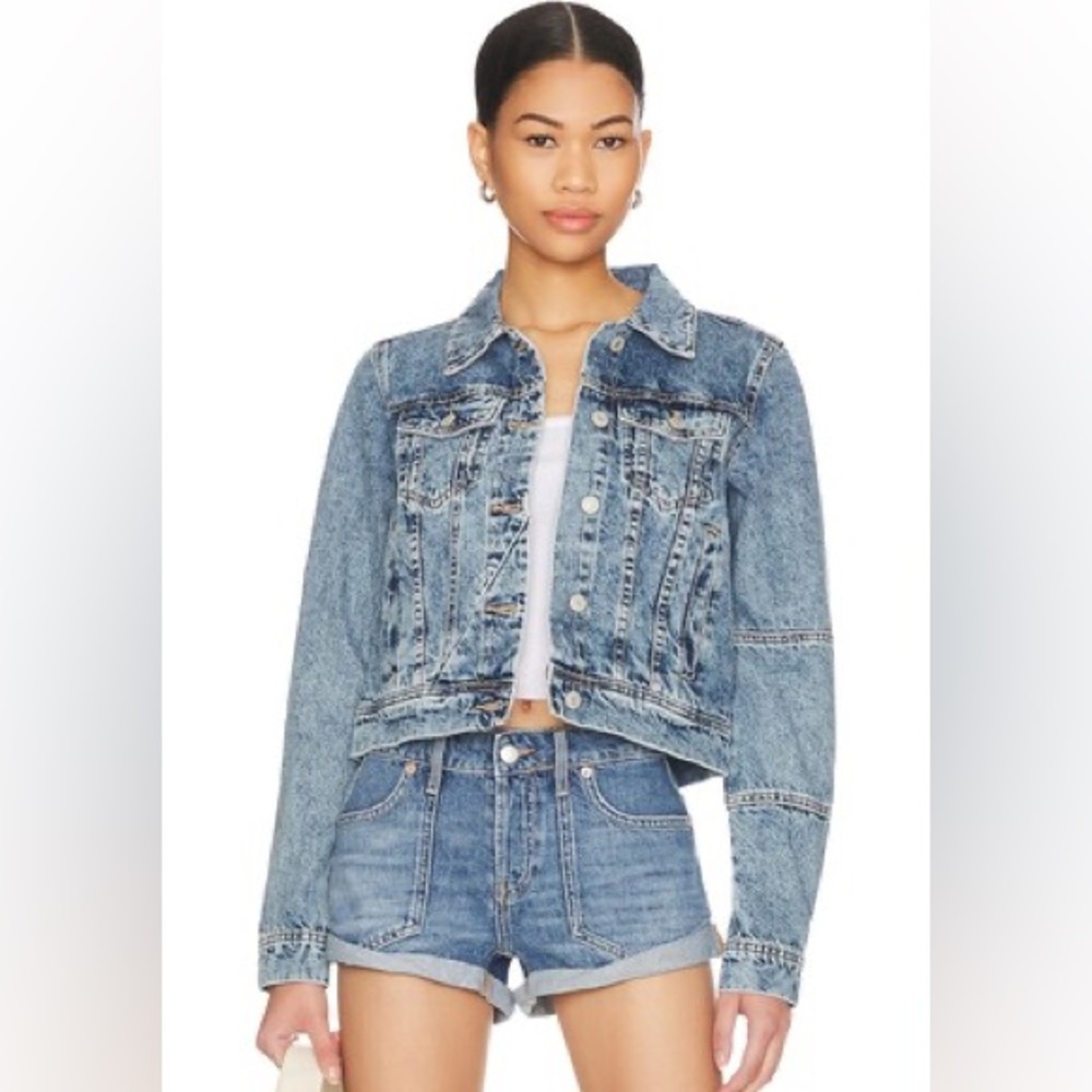 Free People Rumors Denim Jacket